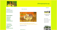 Desktop Screenshot of ostersprueche.org
